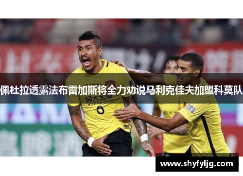 佩杜拉透露法布雷加斯将全力劝说马利克佳夫加盟科莫队